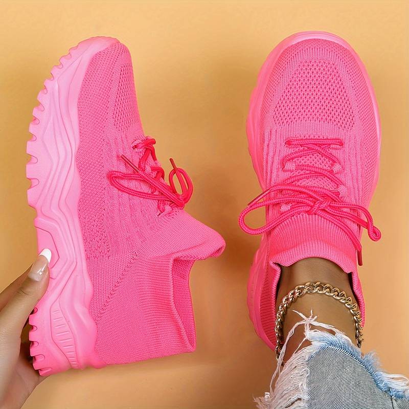 Heidi-Mode | Leichtgewicht Chunky Sohlen Sportschuhe für Frauen