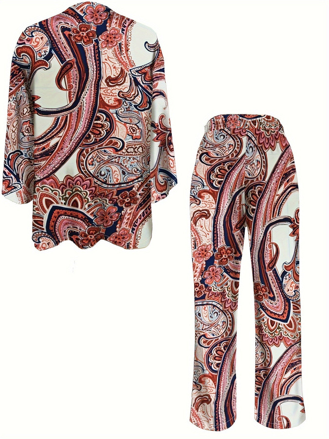 Elegantes Boho-Paisley-Set