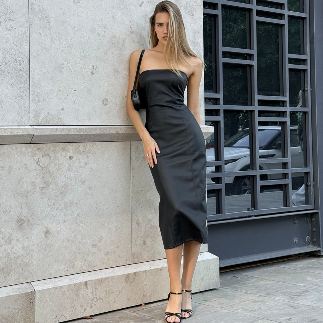 Heidi Mode | Schlauchtop  geteiltes Kleid