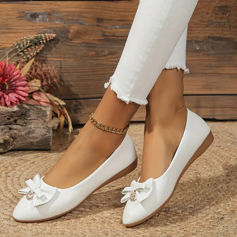 Heidi-Mode | Damen Schicke Schleifen Puppe Schuhe Elegant