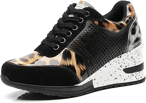 Heidi-Mode | Damen Sneakers Auf Keilabsatz mit Hohem Absatz
