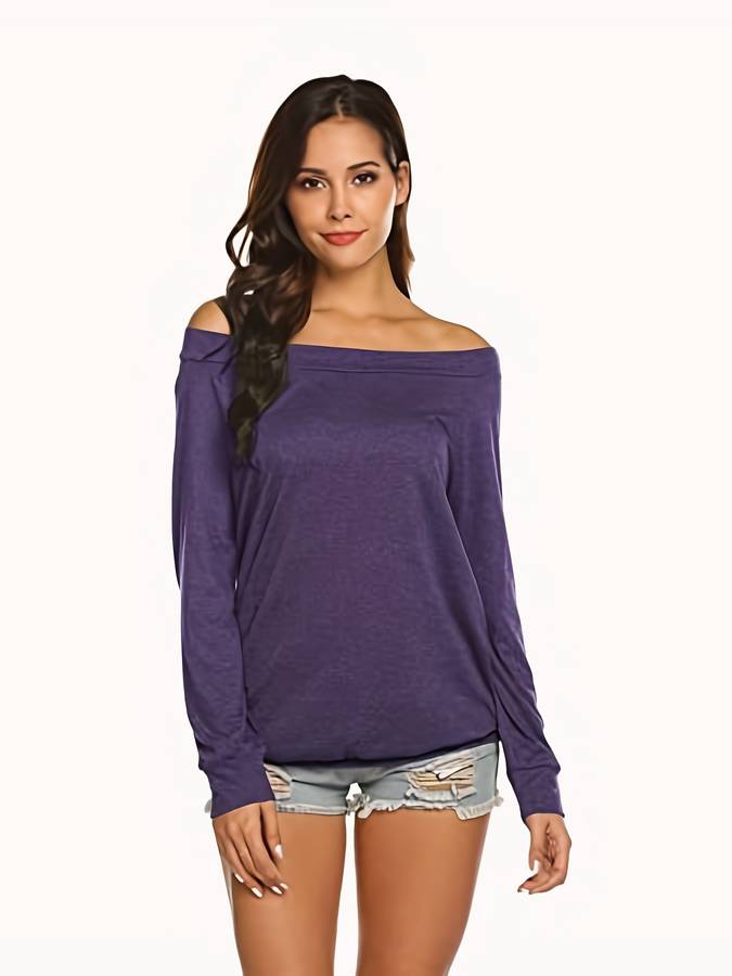 Heidi-Mode | Dünner Pullover mit Einem Schulter