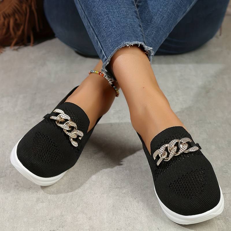Heidi-Mode | Casual Kettenband Orthopädische Mesh Schuhe