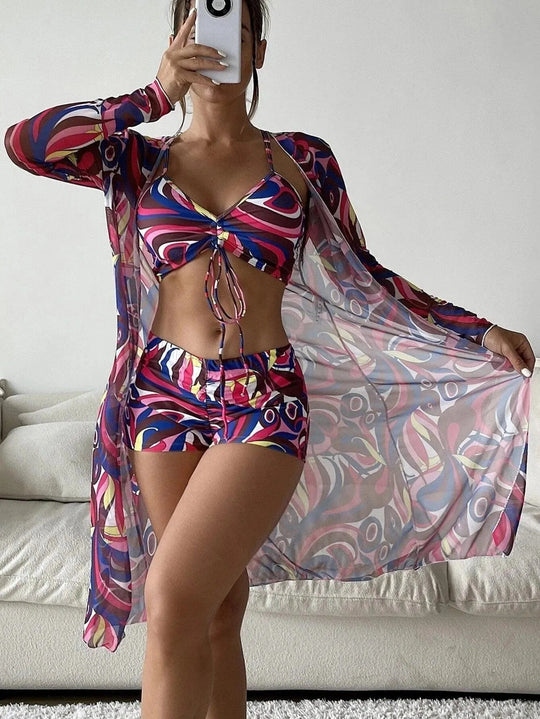 Heidi-Mode | Driedelige bikini zwempak voor vrouwen