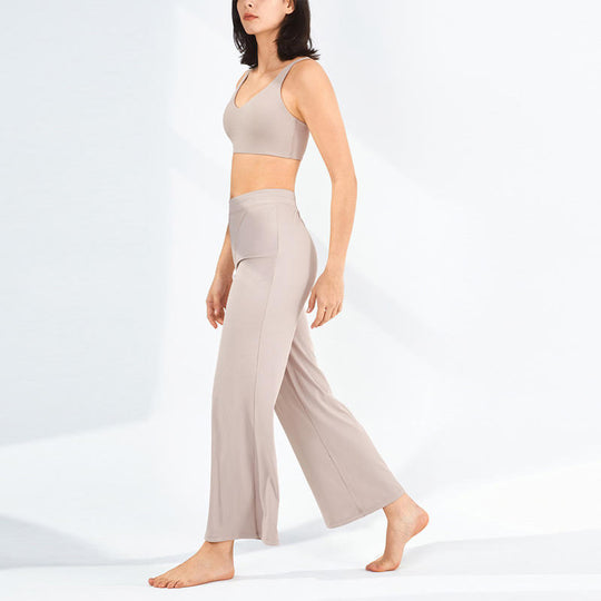 Nicole | Lockere Yoga-Hose mit Kordelzug und Schlaghose