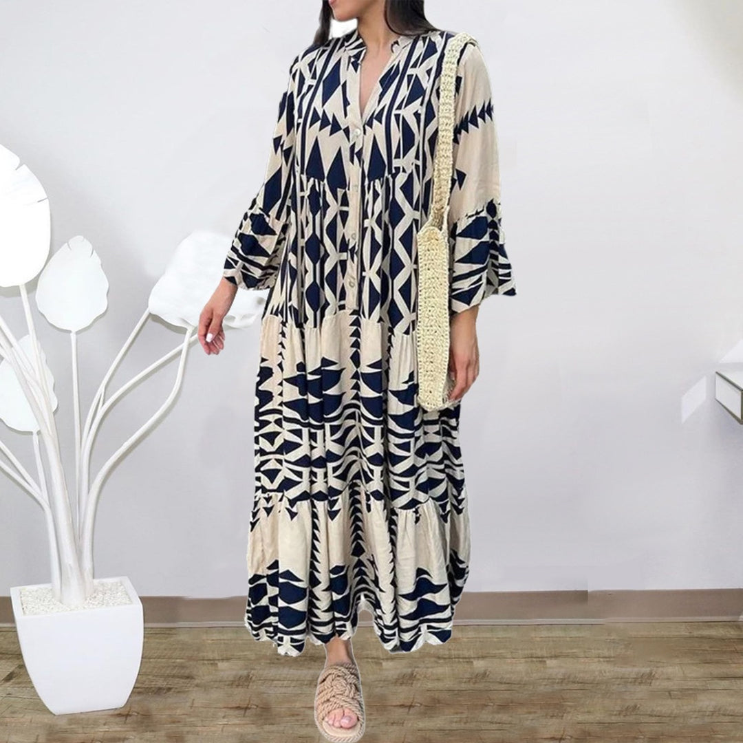 Heidi Mode | Bedrucktes Hemdkleid