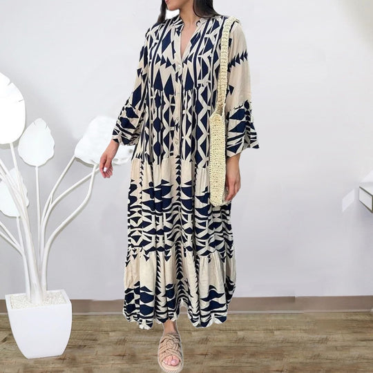 Heidi Mode | Bedrucktes Hemdkleid