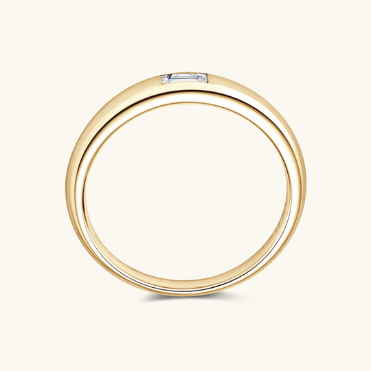 Heidi-Mode | 925 Sterling Silber Eingelassener Moissanite Ring