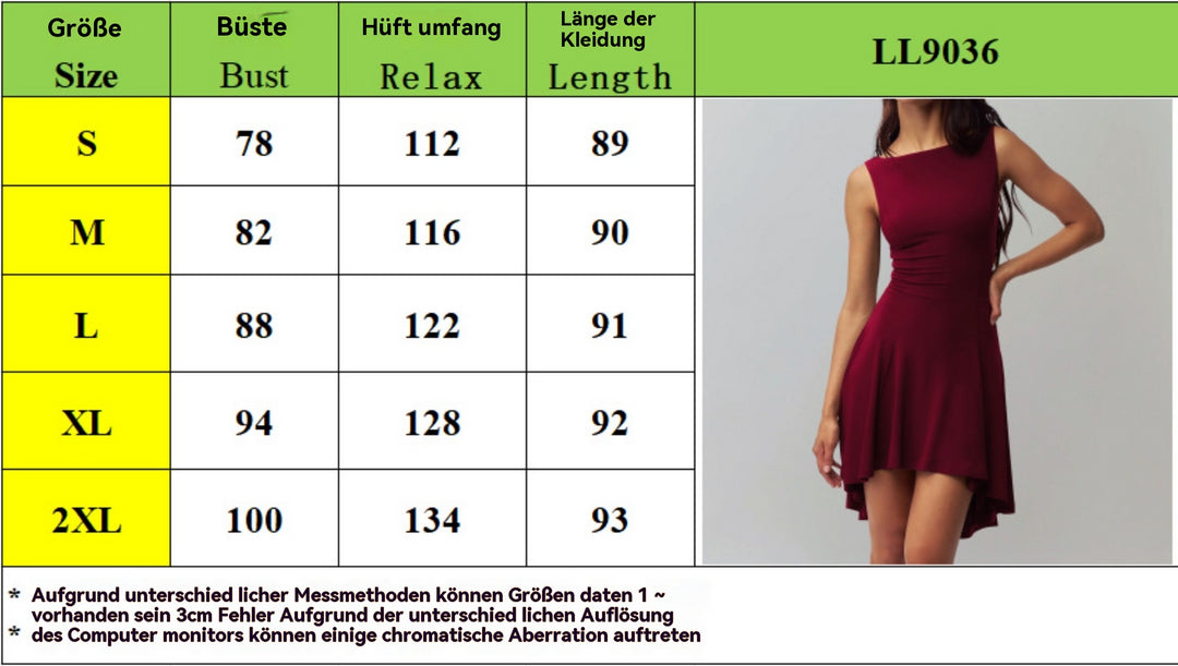 Heidi Mode | Ärmelloses Kleid mit Kragen