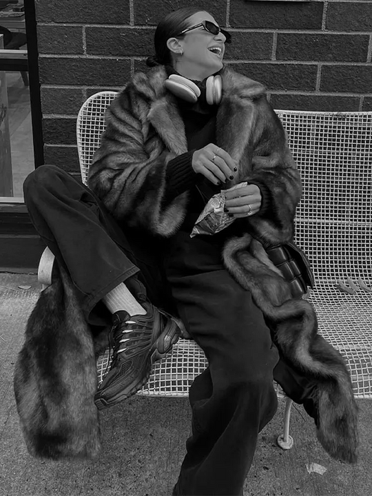 Heidi-Mode | Flauschiger Winter Trenchcoat