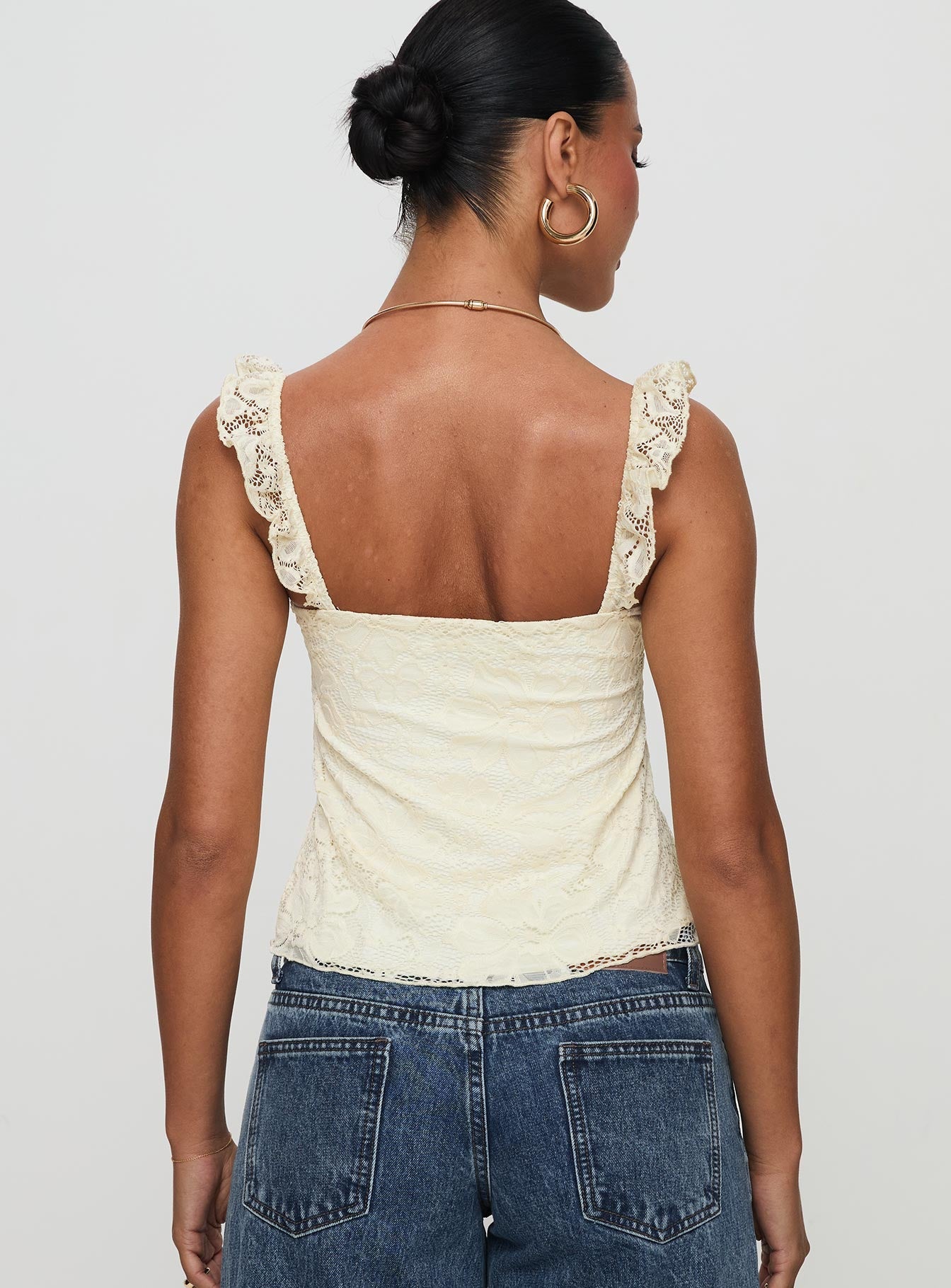 Heidi-Mode | Damen Zartes Spitzenoberteil Elegantes Design