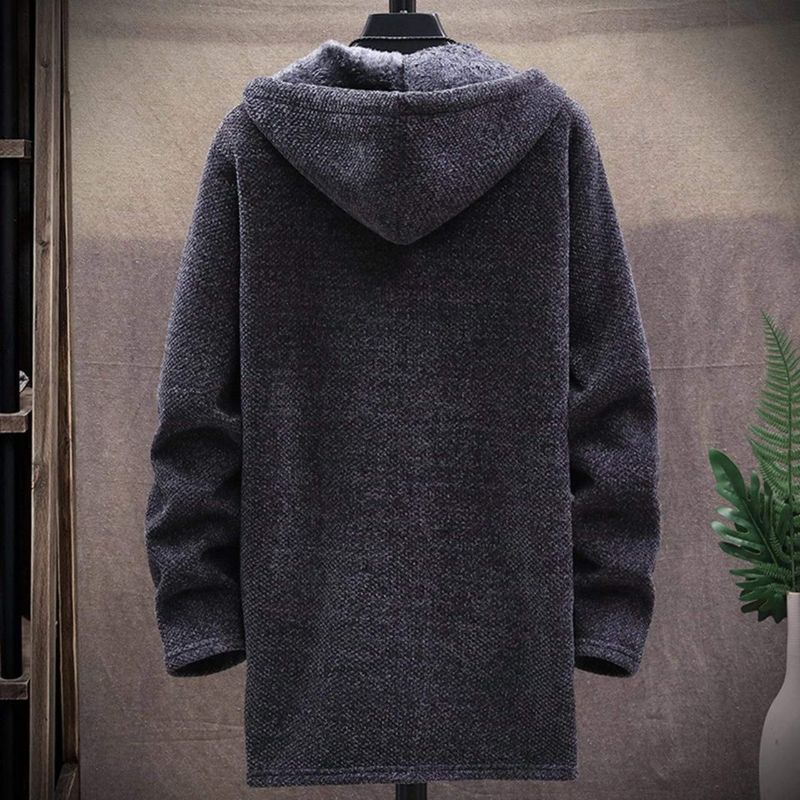 Stylischer, warmer und lässiger Kapuzenpullover mit Seitentaschen