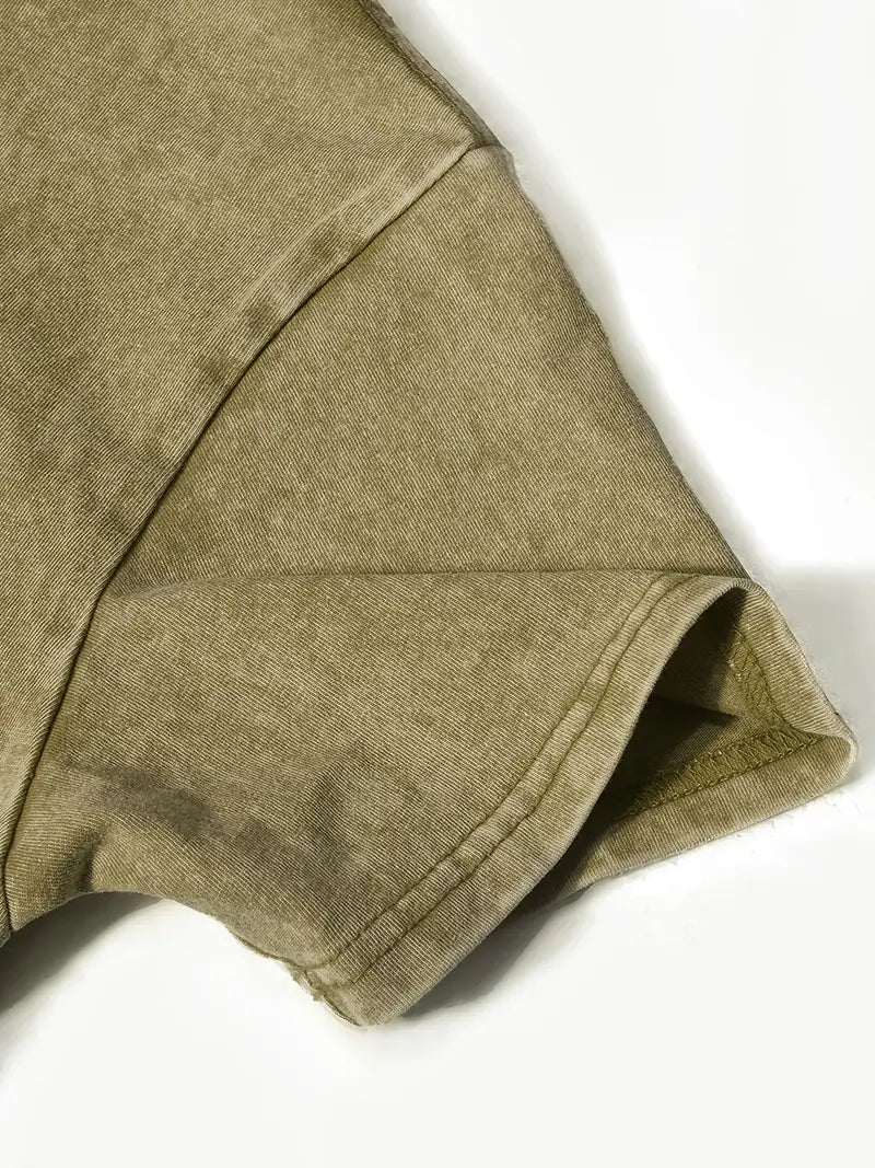 Heidi-Mode | Baumwoll-T-Shirt mit Rundhalsausschnitt