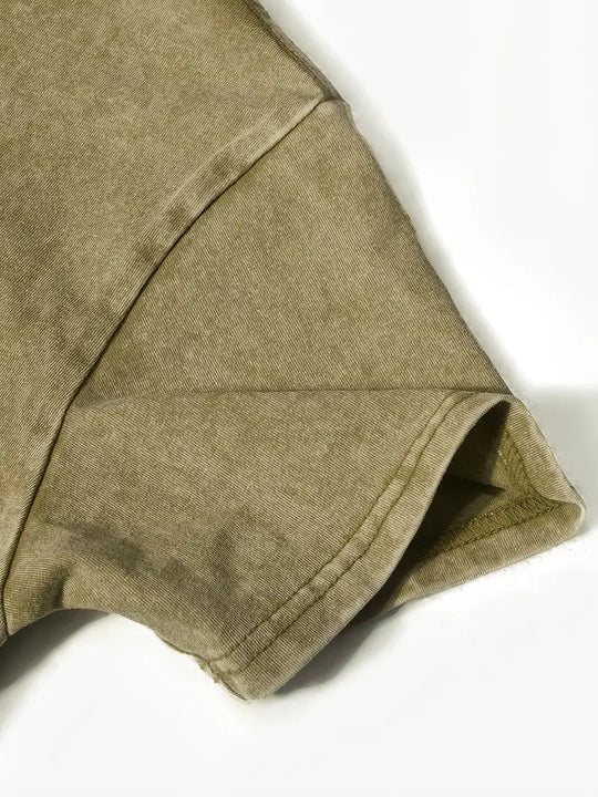 Heidi-Mode | Baumwoll-T-Shirt mit Rundhalsausschnitt