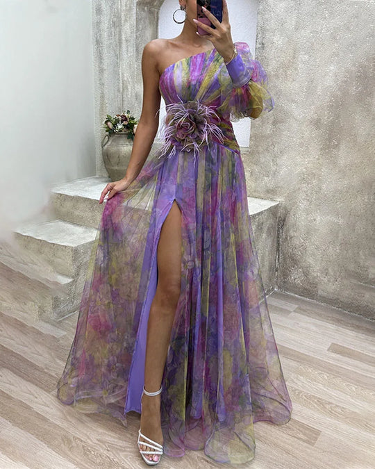 Isabelle Festliches schulterfreies Kleid