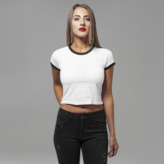 Heidi Mode | Slim Fit farblich passende kurze Ärmel