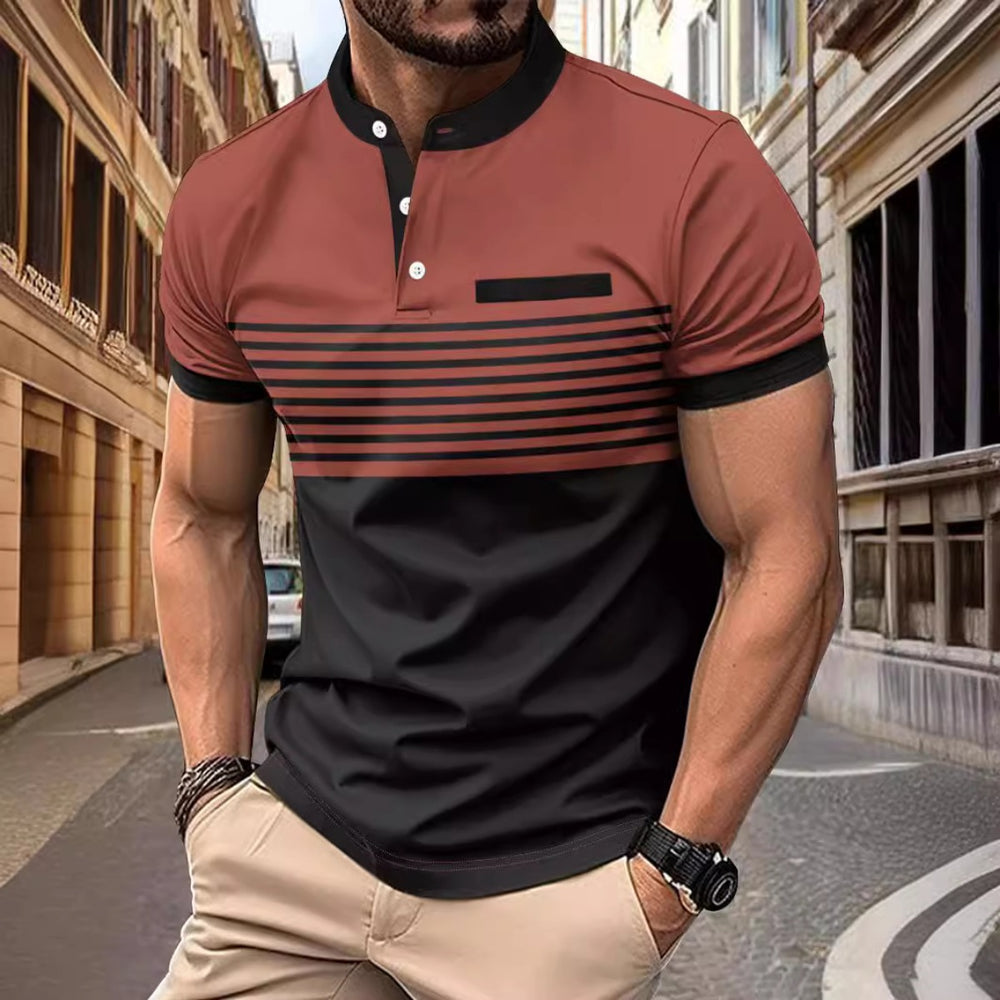 Heidi Mode | Gestreiftes Golf Henley Hemd