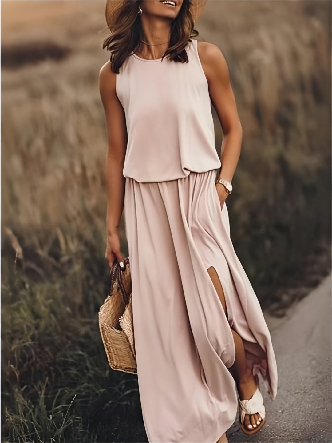 Heidi-Mode | Frauen Modal Boho Maxi Kleid Farben