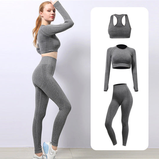 Schnelltrocknendes Enges Yogahosen-Set