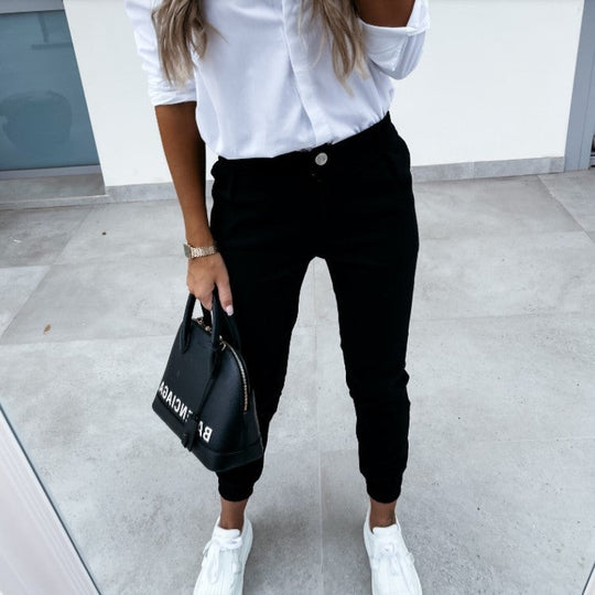 Heidi-Mode | Modische Damen Cargo-Hosen mit Taschen