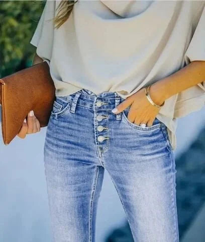 Heidi Stella - Hochtaillierte Vintage-Jeans