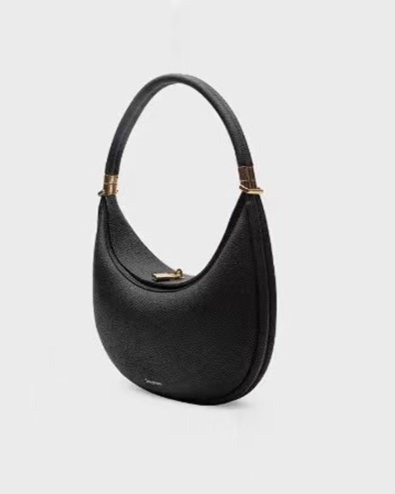 Heidi-Mode | Einfarbig Eleganter Halbmondförmiger Schultertasche