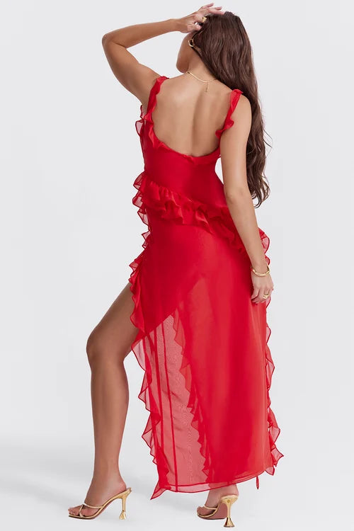 Elegante lange jurk voor vrouwen