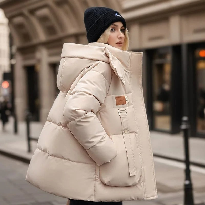 Heidi-Mode | Damen Gesteppter Puffer Mantel