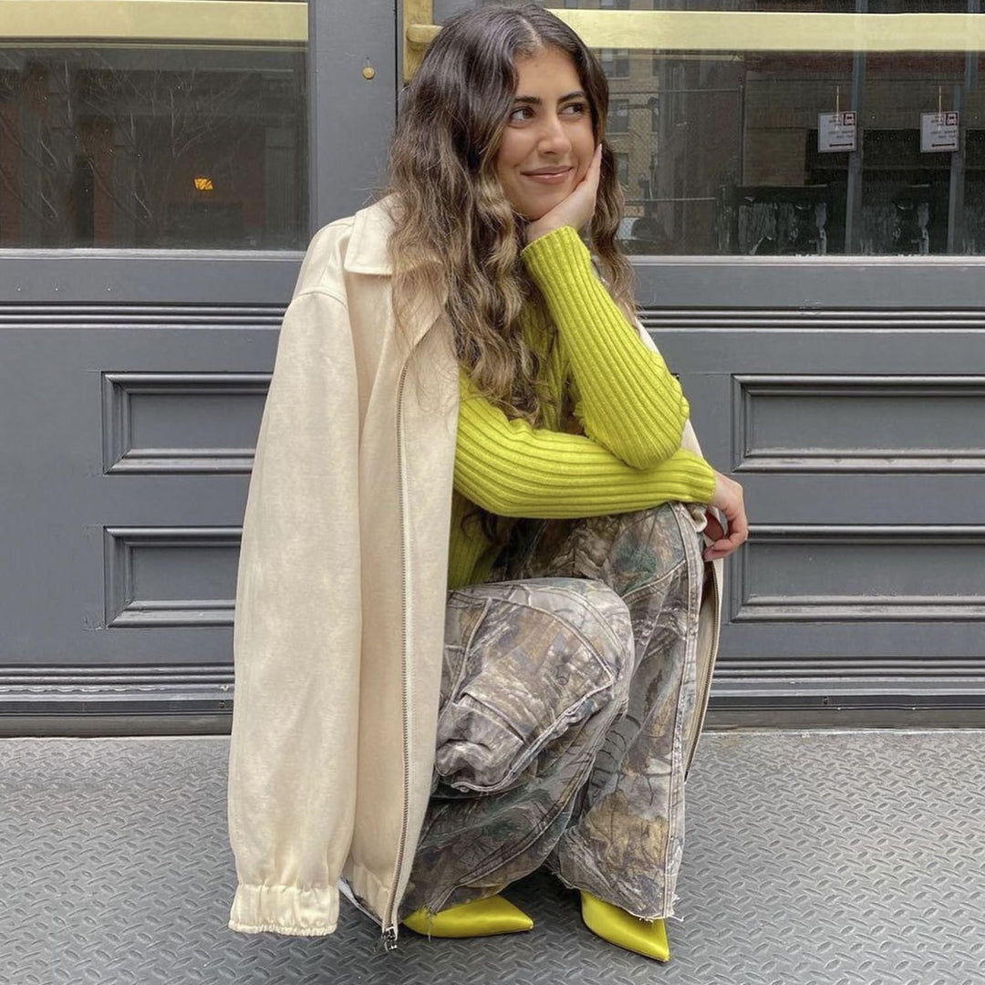 Heidi-Mode | Leichte Camouflage Cargo-Hosen mit Taschen für Den Sommer