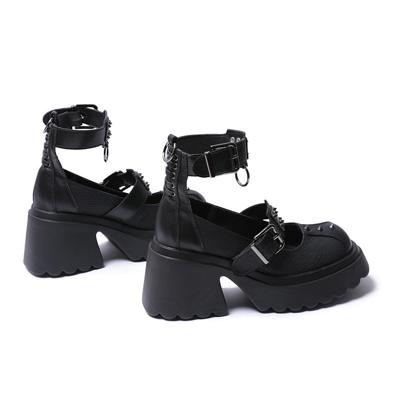 Heidi-Mode | Mode Damen Niet Schnalle Schuhe