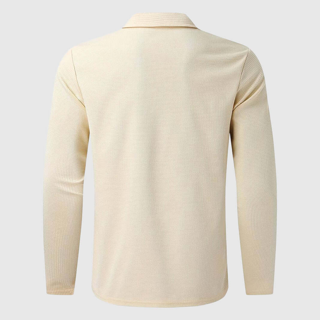 Heidi-Mode | Herren Waffelstrick Zip-Up Jacke