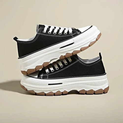 Heidi-Mode | Sneakers Damen aus Stoff mit Plattform
