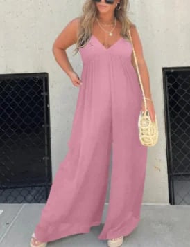 Elegante Jumpsuit met V-hals