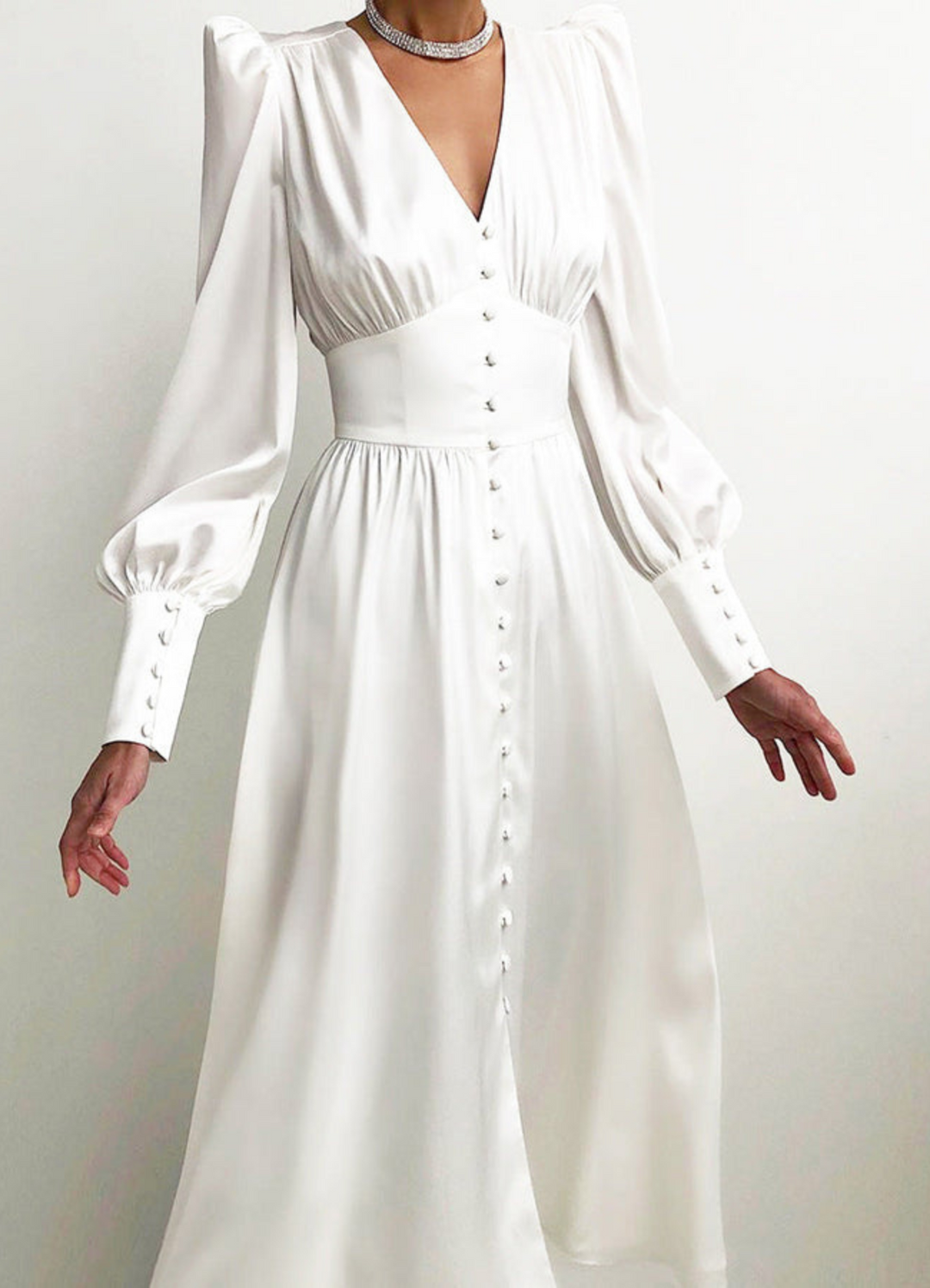 Heidi-Mode | Schlichtes Abendkleid für Damen Midi