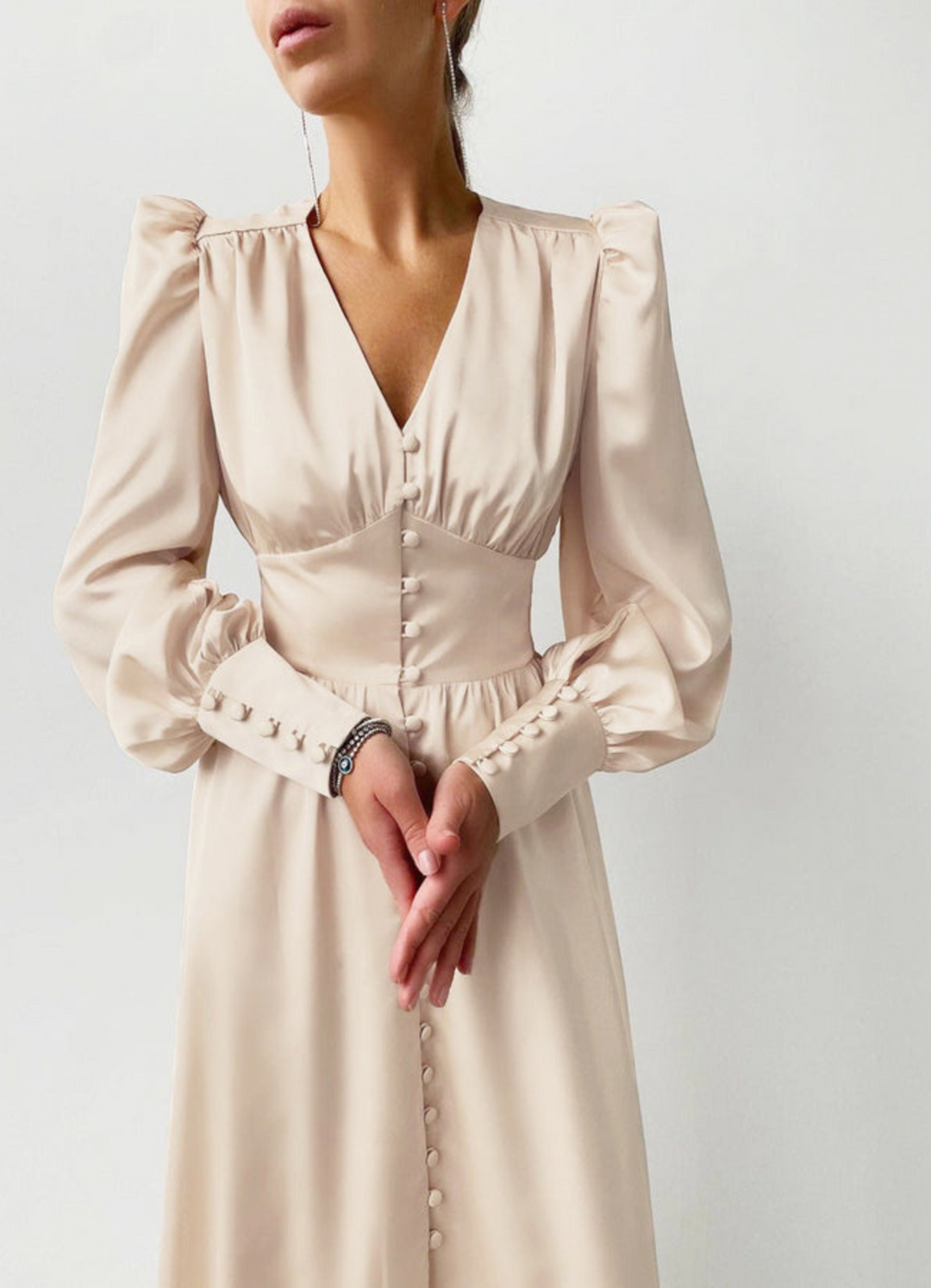 Heidi-Mode | Schlichtes Abendkleid für Damen Midi