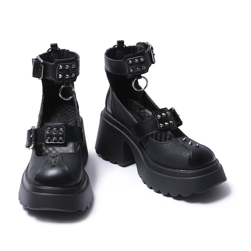 Heidi-Mode | Mode Damen Niet Schnalle Schuhe