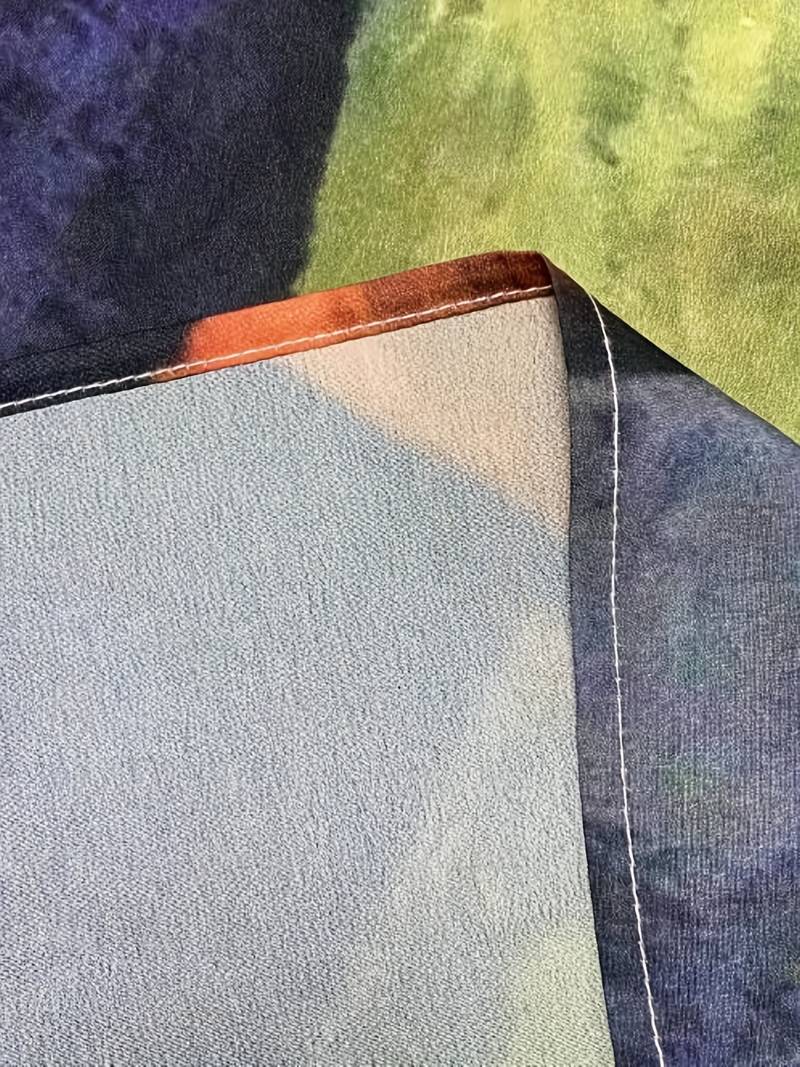 met abstracte gezichtsbedrukking