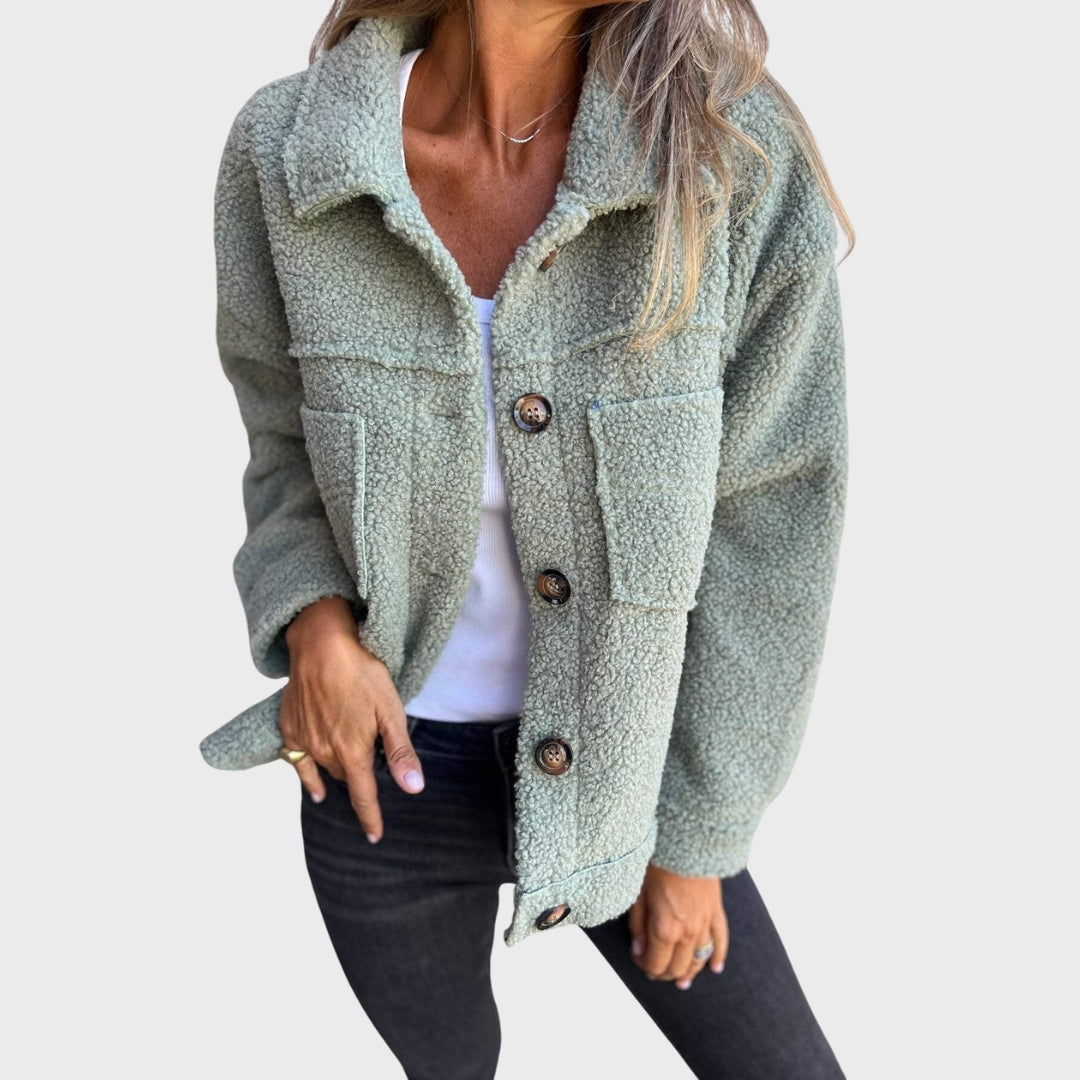 Heidi-Mode | Herbst Teddy Stoffjacke