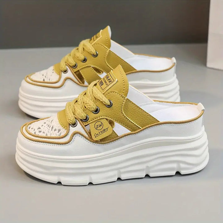 Atmungsaktiver Plateau-Slip-Schuh
