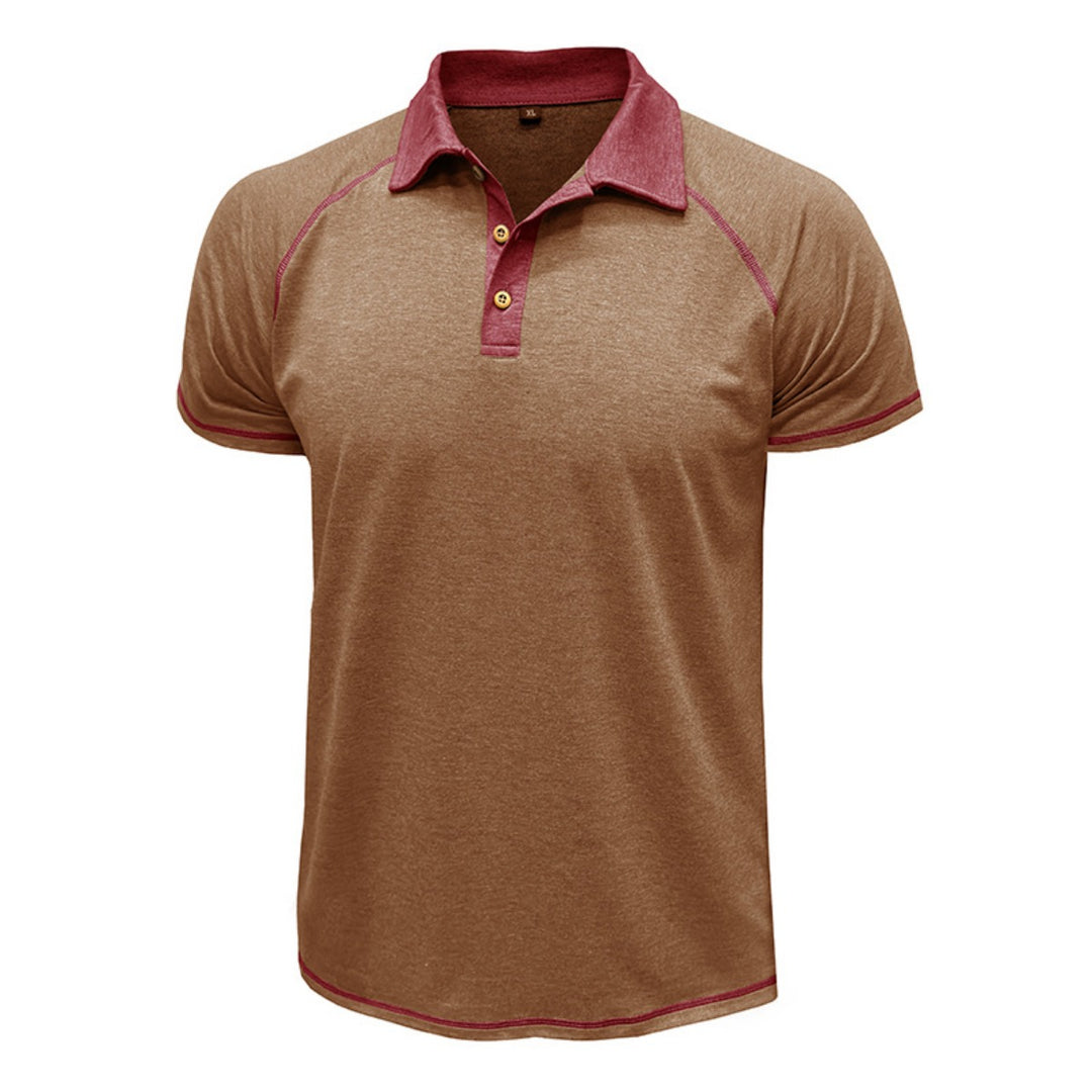 Heidi Mode | Kurzärmeliges Herren-T-Shirt mit Revers