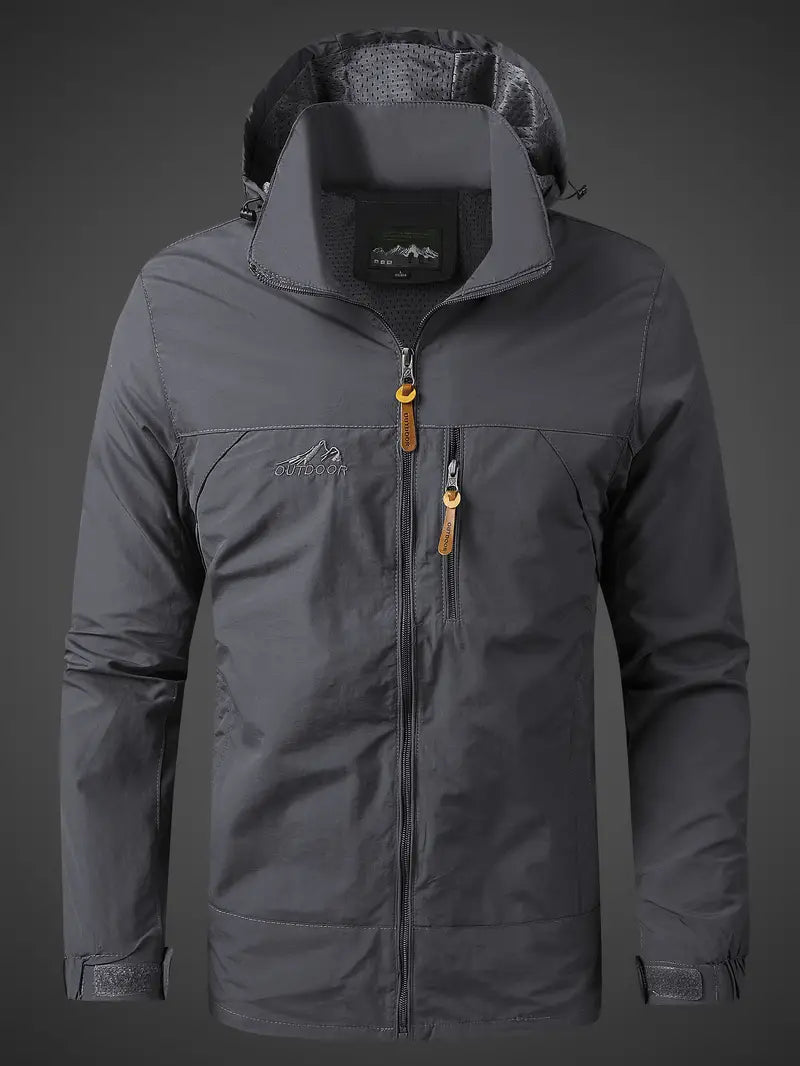Heidi-Mode | Wasser und Winddichte Herren Outdoor Jacke für Alle Aktivitäten