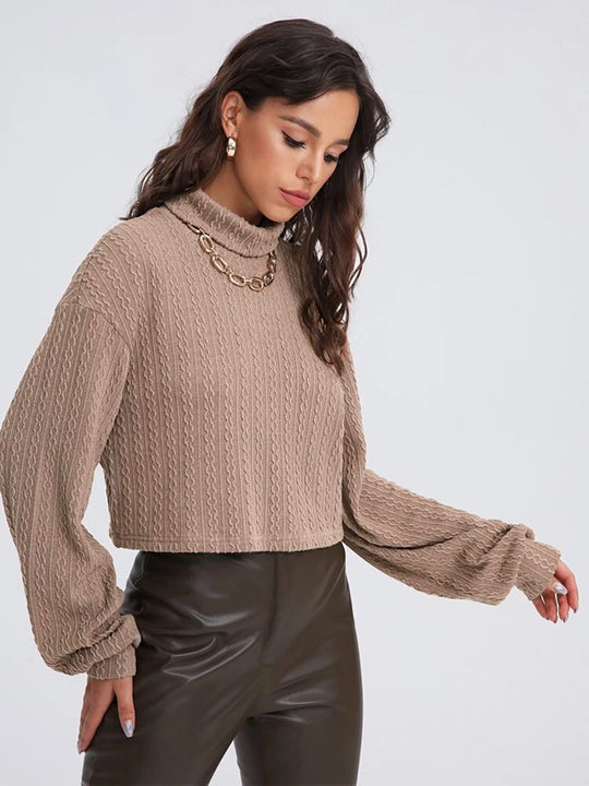 Heidi-Mode | Rollkragen Langarmshirt