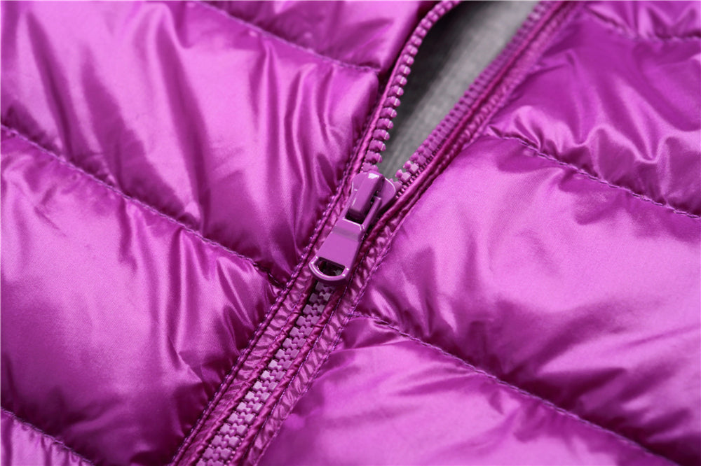 Heidi-Mode | Leichtgewicht Verpackbare Kapuzen Daunenjacke