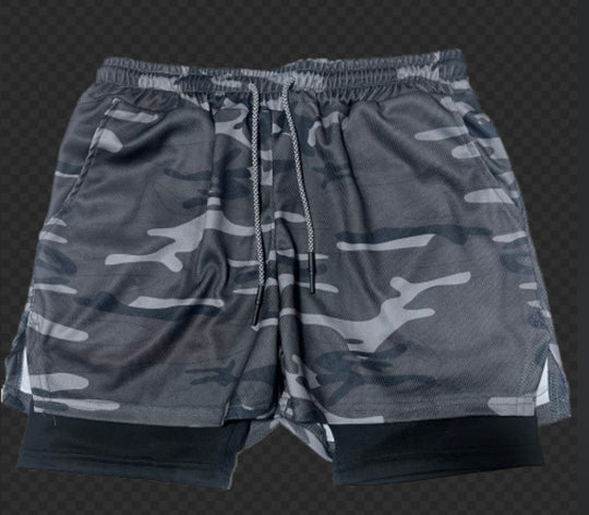 Heidi Mode | Atmungsaktive Doppel-Shorts für Männer