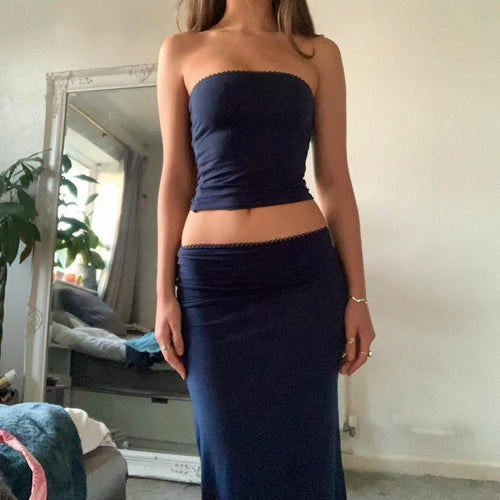 Heidi-Mode | Band Elastisches Röhrenoberteil T-Shirt Langkleid Anzug Für Frauen