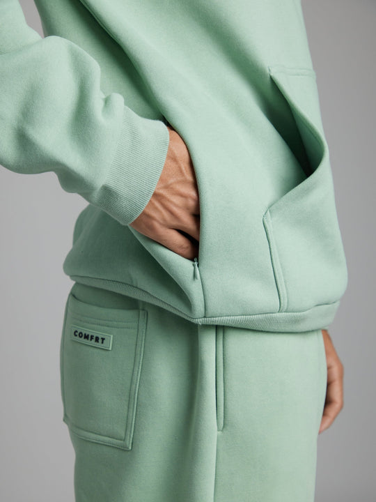 Heidi-Mode | Reise Kapuzenpullover mit Flugzeugmodus-Grafik