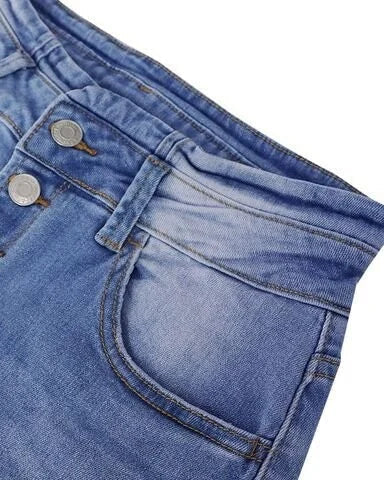 I Vintage-Jeans mit hoher Taille