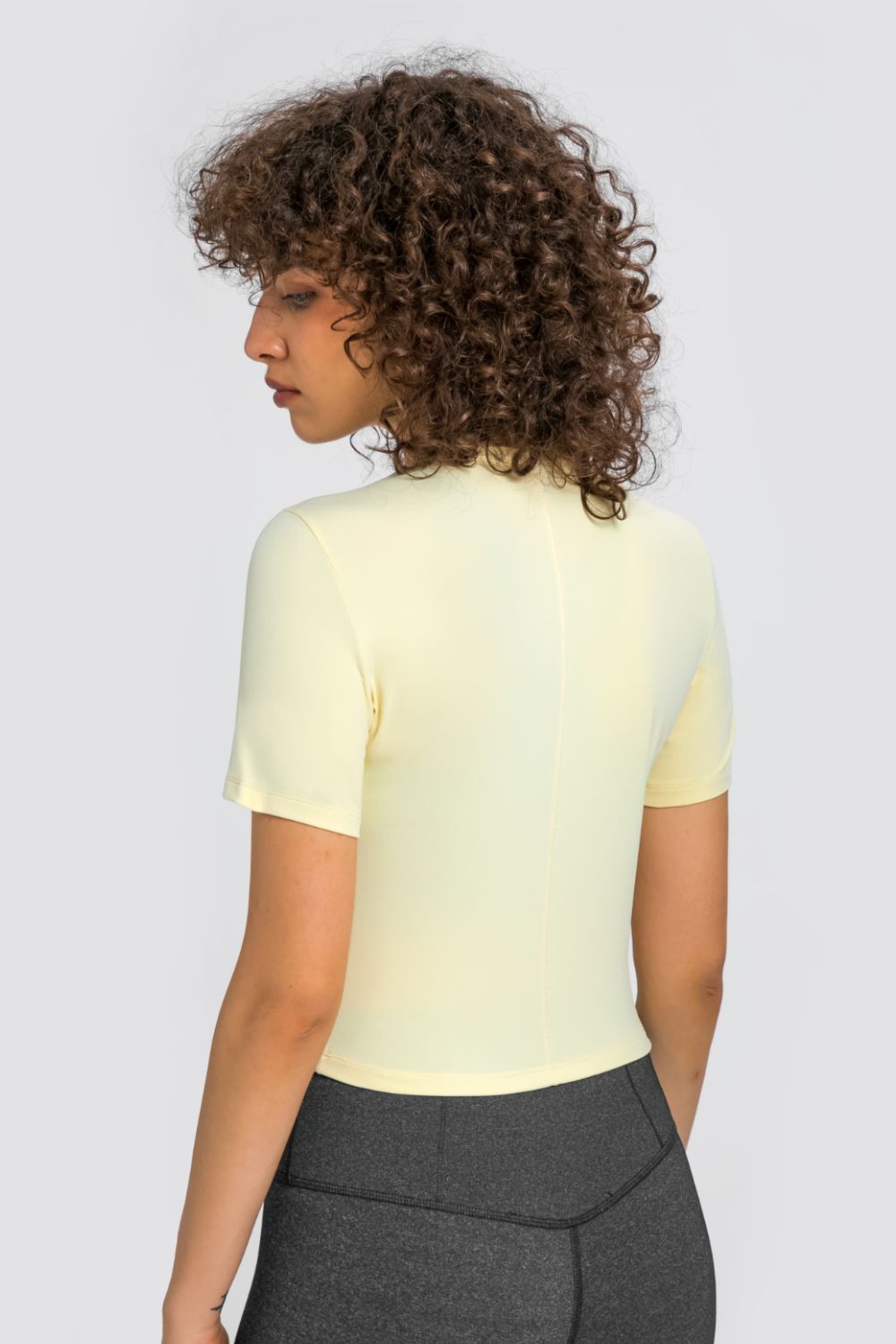 Heidi-Mode | Millennia Rundhals Kurzarm Yoga T-Shirt