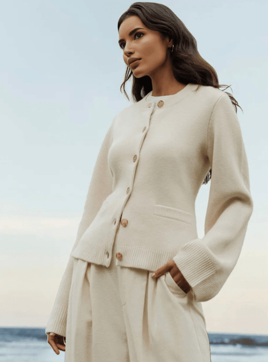 Heidi-Mode | Cardigan Klassisch Moderner Stil Ideal für den Winter
