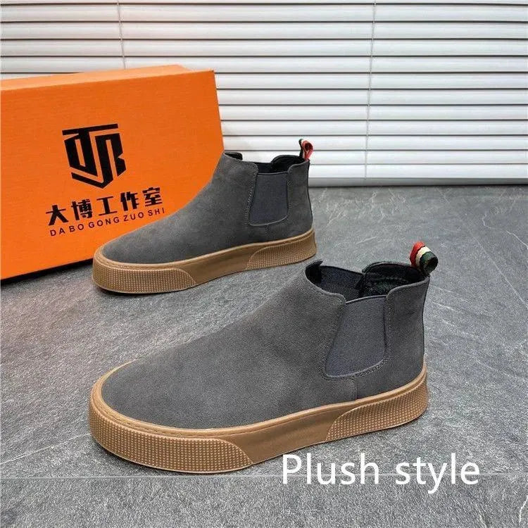 Heidi-Mode | Chelsea Boots Herren aus Samt – Eleganter und lässiger Stil